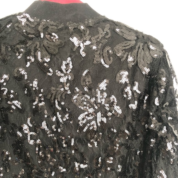 Roz & Ali Black Sequins Jacket - Picture 6 of 6